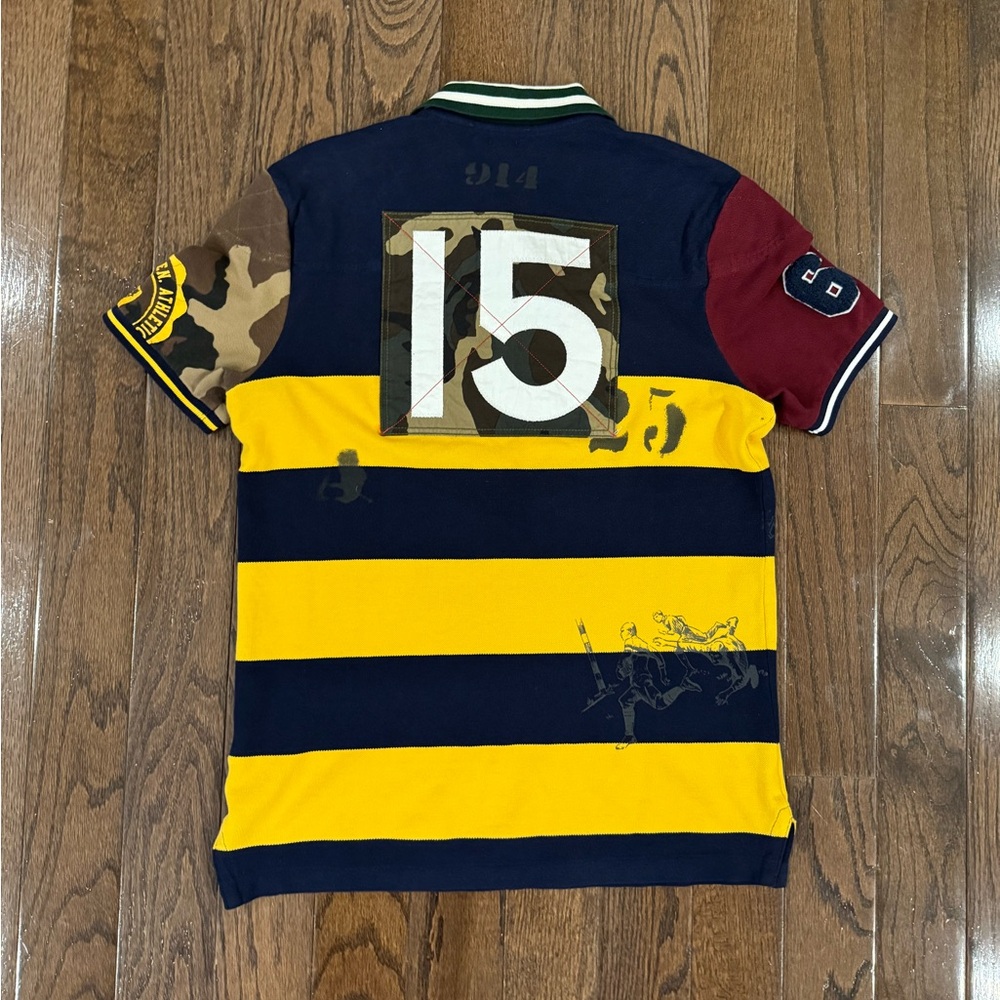 Polo Ralph Lauren P Wing Camo Rugby Short Sleeve Polo Shirt Size XS - Picture 7 of 14